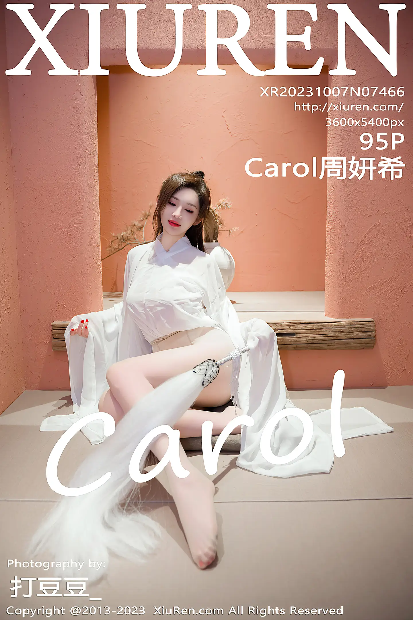 [XiuRen秀人网]No.7466_女神Carol周妍希仙姑造型白色道袍服配超薄肉丝秀美腿诱惑写真95P-秀人网 - XiuRen.Xyz